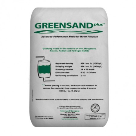 Złoże usuwające żelazo i mangan - GREENSAND PLUS  14,2 l. (20kg)