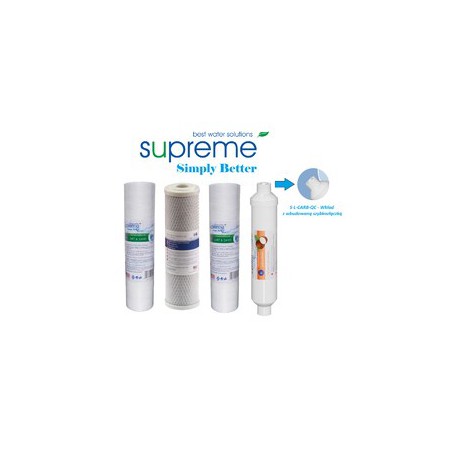 Komplet wkładów RO5 - SUPREME PREMIUM do Odwróconej Osmozy